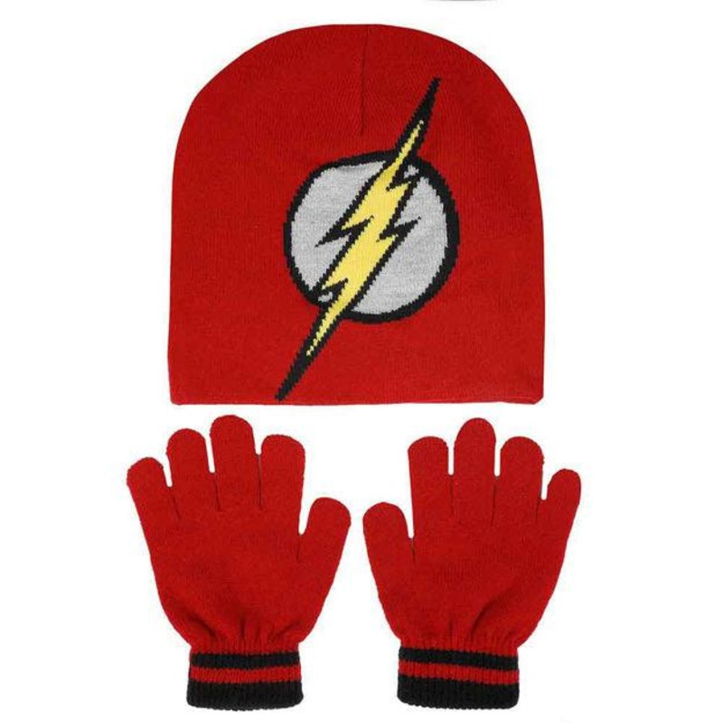 DC Comics: Flash – Youth Beanie & Gloves Combo