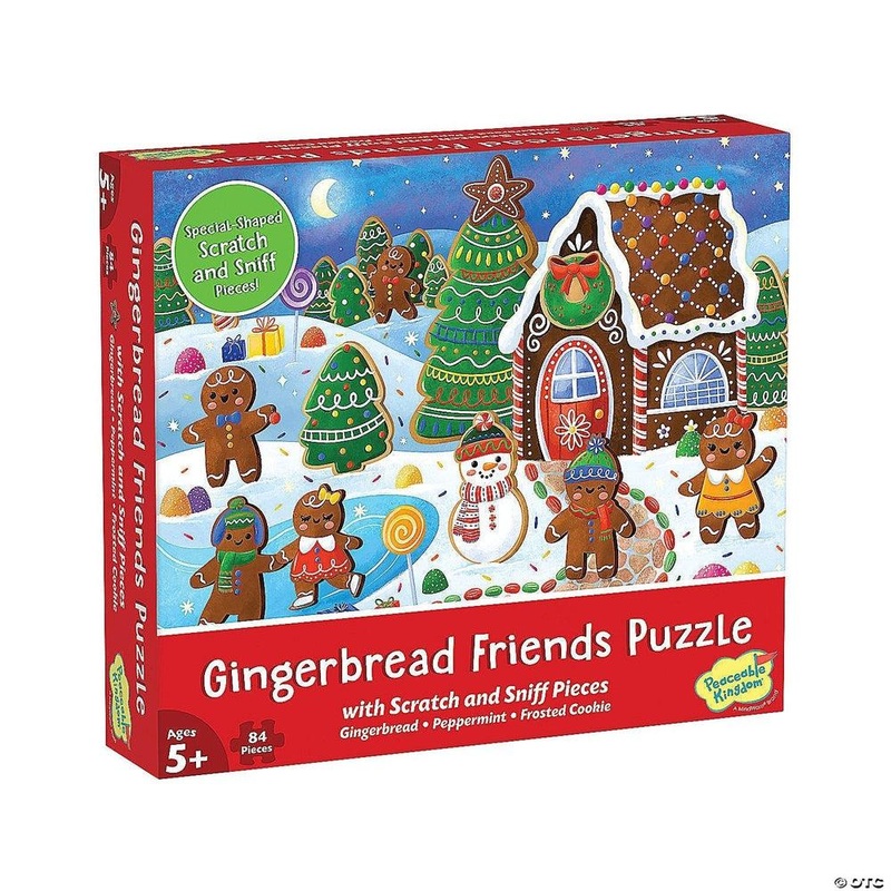 Gingerbread Friends Puzzle – Scratch & Sniff