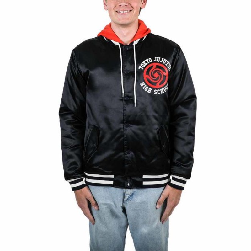 Jujutsu Kaisen Satin Hooded Pre-pack Bomber Jacket