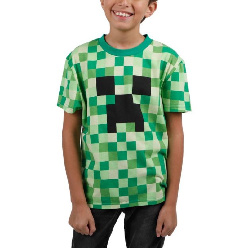 Minecraft Creeper AOP Youth Cosplay Tee