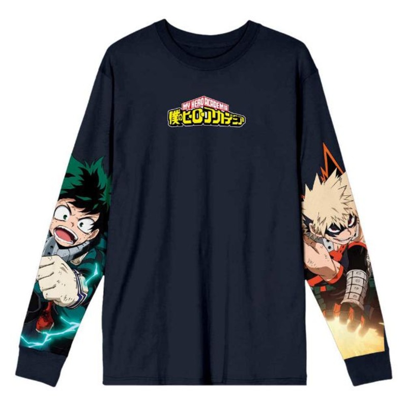My Hero Academia: Deku & Bakugo – Long Sleeve Unisex Pre-pack Tee