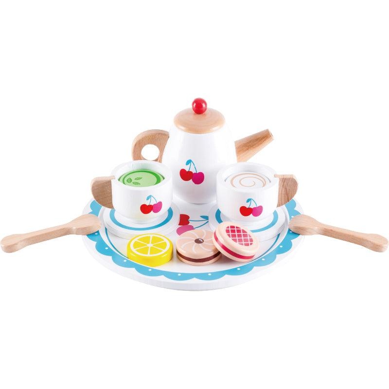 Wooden Cherry Teaset