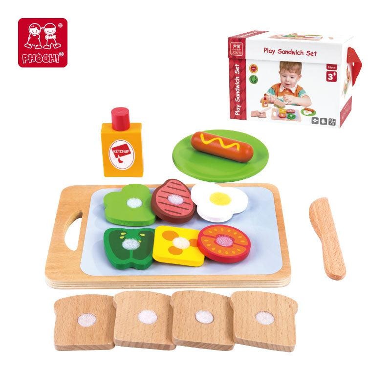 Wooden Play Sandwich Set