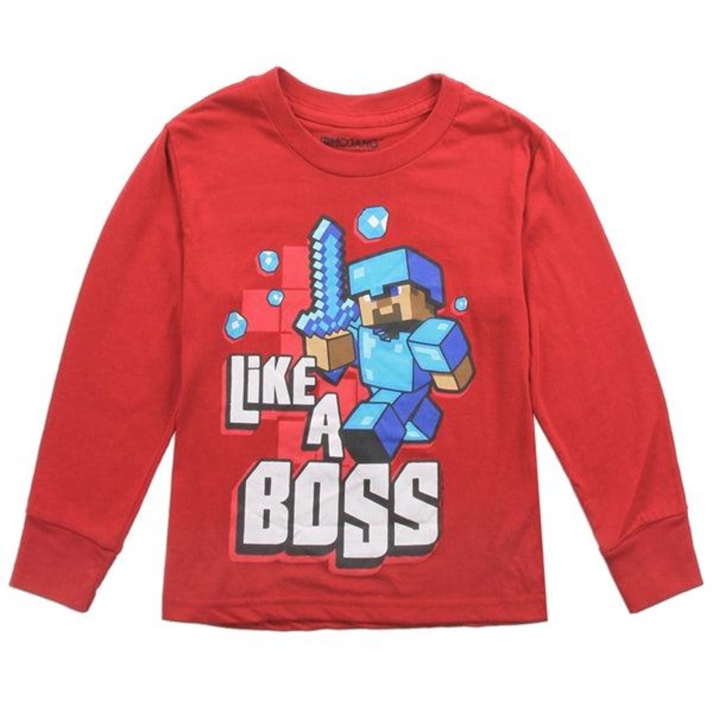 MINECRAFT Boys L/S Top