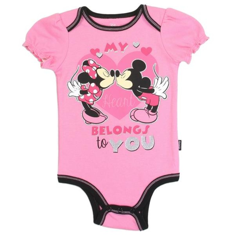 MINNIE MOUSE Girls 6-18M Newborn/Infant Creeper