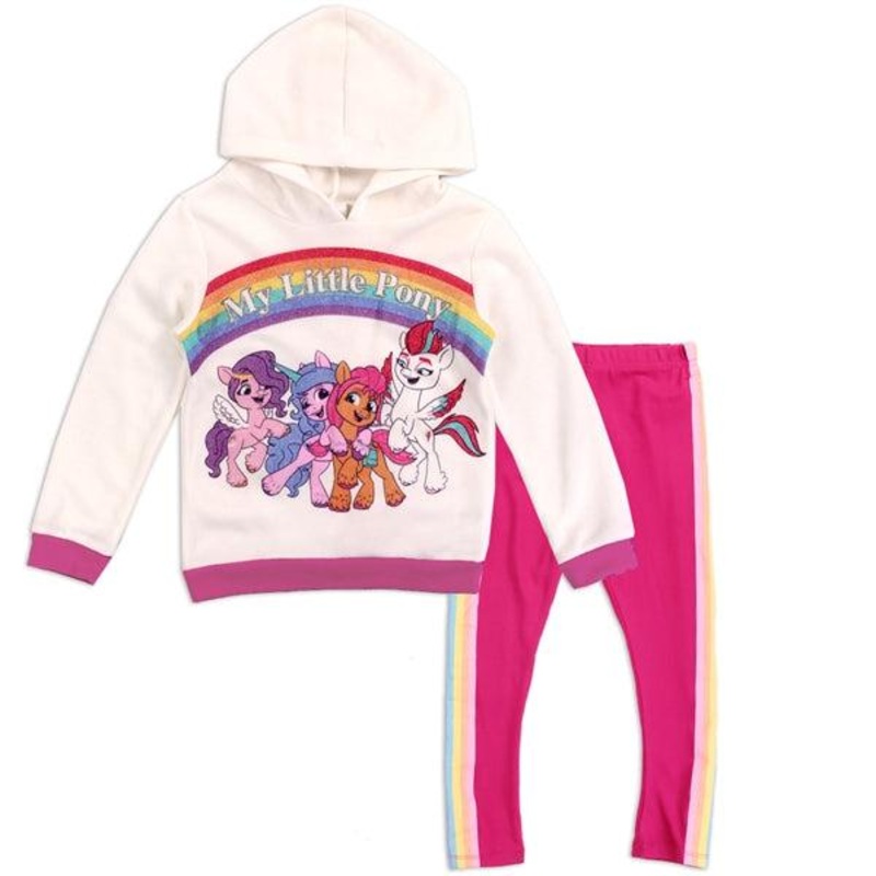 MY LITTLE PONY Girls 4-6X 2PC Fleece Legging Set