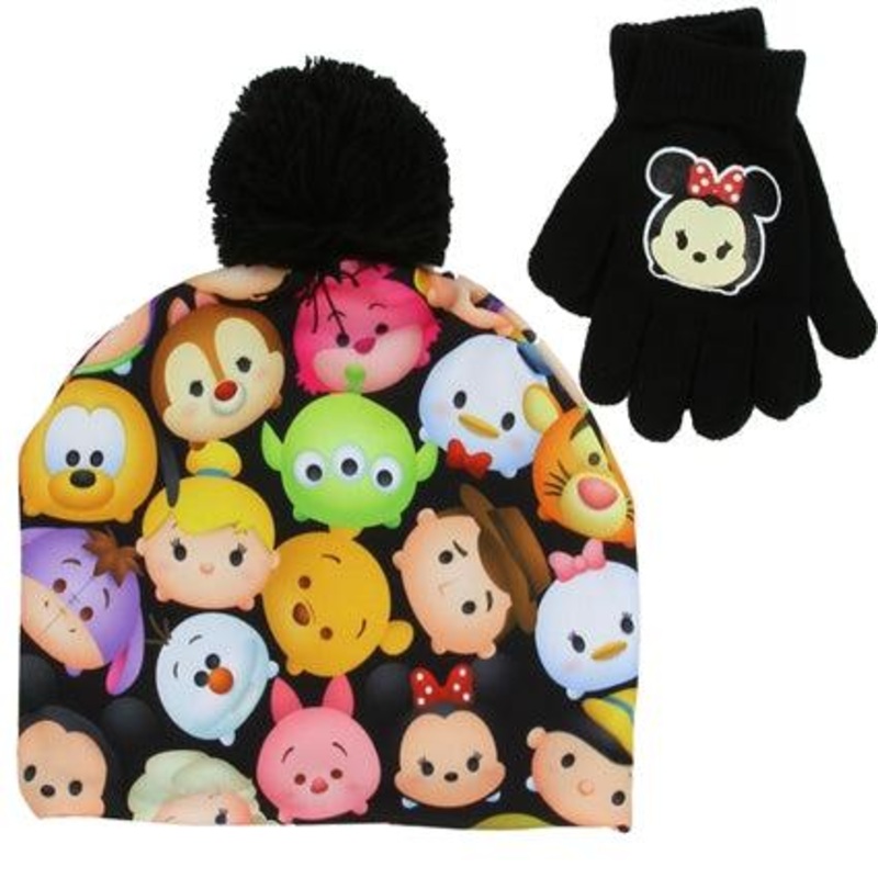 TSUM TSUM Girls Winter Hat & Gloves Set