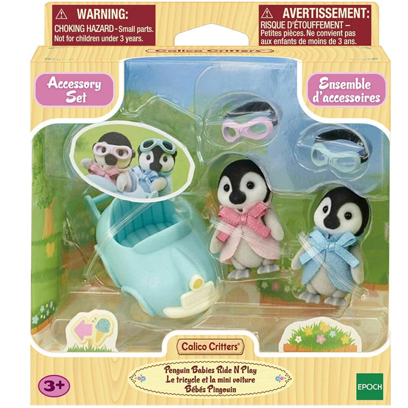 Calico Critters Penguin Babies Ride ‘n Play