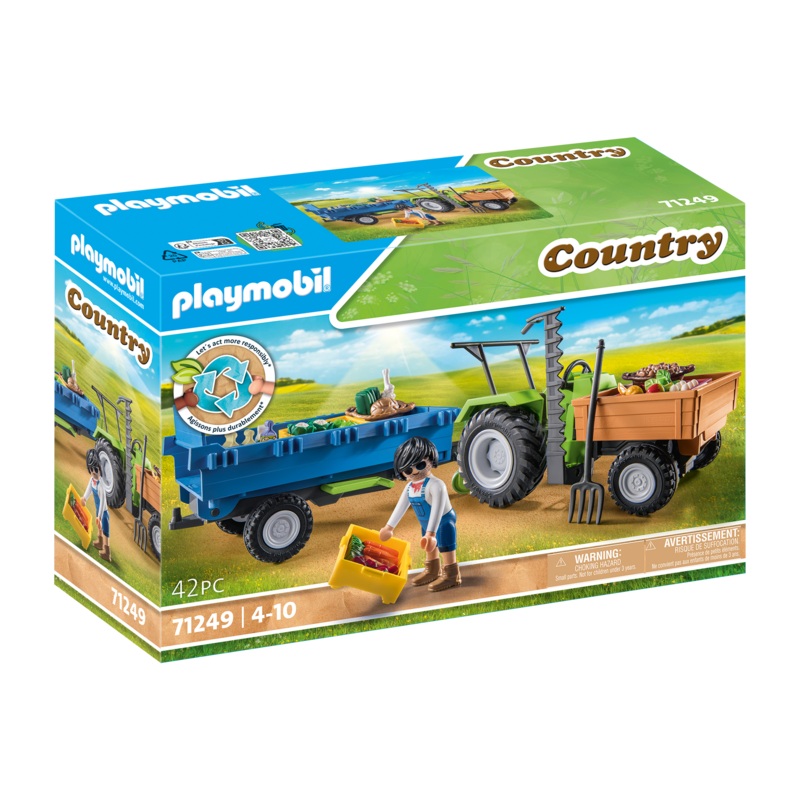 Country – Harvester Tractor with Trailer