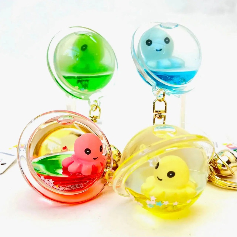 Octopus Floaty Key Charms