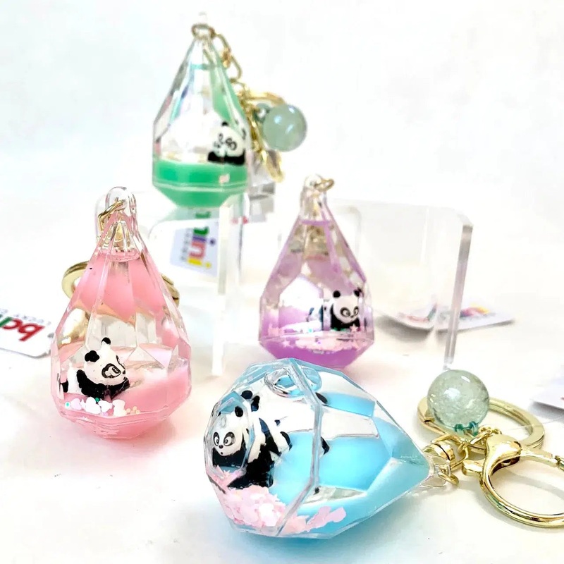 Panda Diamond Floaty Key Charm