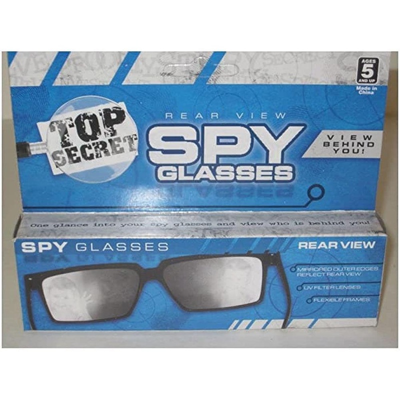 Spy Look Behind Glasses
