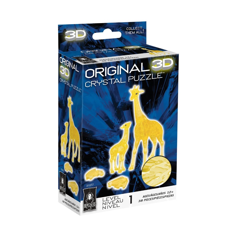 3D Crystal Puzzle – Giraffe and Baby