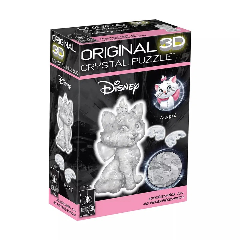3D Crystal Puzzle – Marie (white)