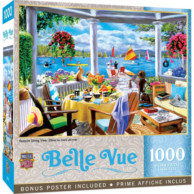 Belle Vue – Seaside Dining View – 1000 Piece Puzzle