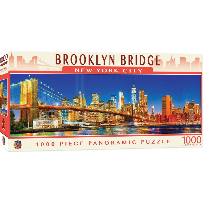 Blakeway Panoramas – Brooklyn Bridge – 1000 Piece Panoramic Puzzle
