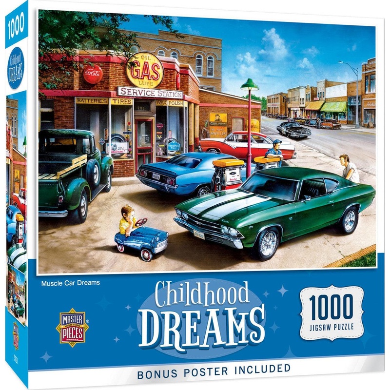 Childhood Dreams – Muscle Car Dreams – 1000 Piece Puzzle
