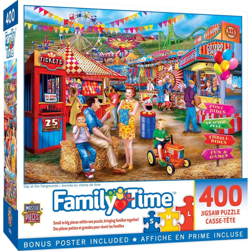 Family Time – Day at the Fairgrounds – 400 Piece Puzzle