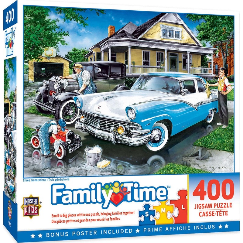 Family Time – Three Generations – 400 Piece Puzzle