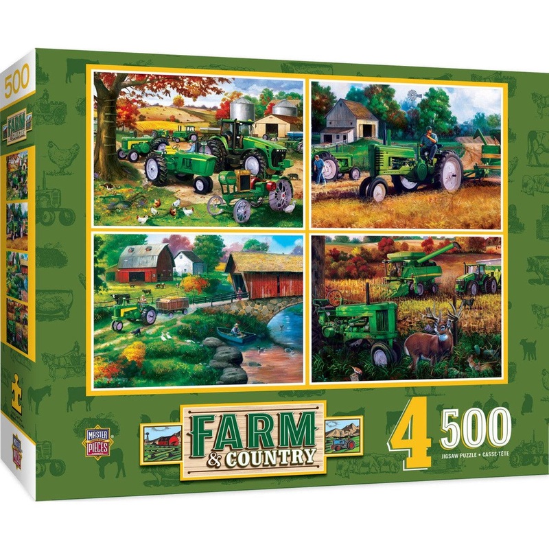 Farm & Country – 4-Pack – 500 Piece Puzzles
