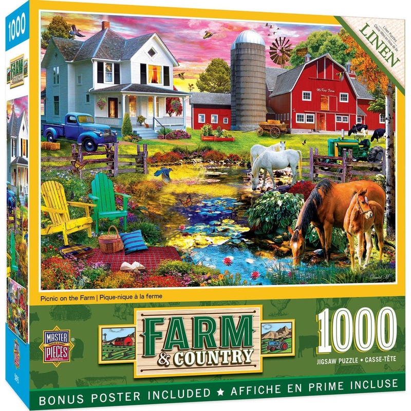 Farm & Country – Picnic on the Farm – 1000 Piece Puzzle