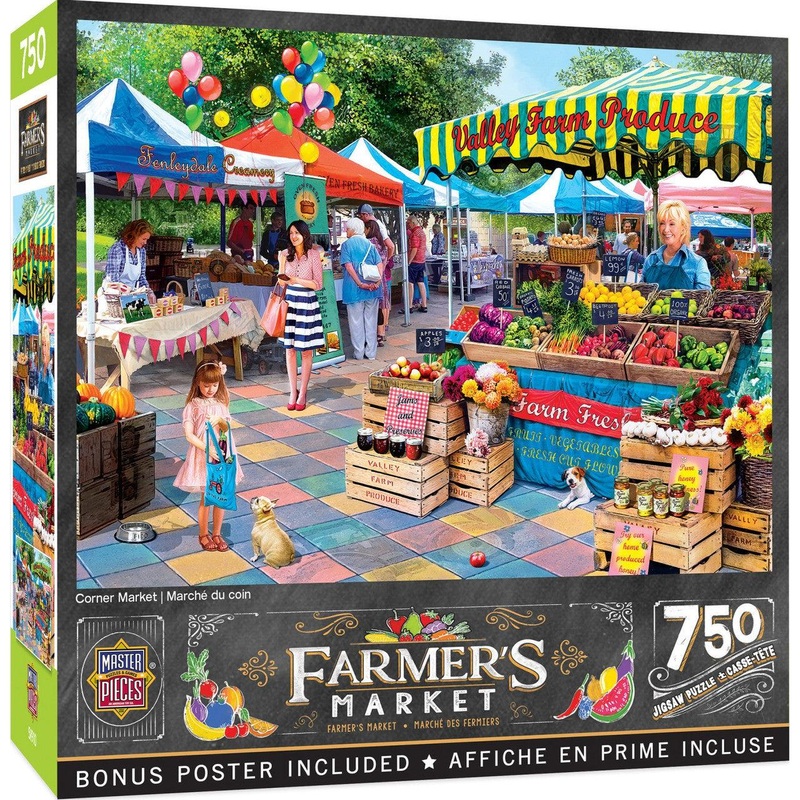 Farmer’s Market – Corner Market – 750 Piece Puzzle