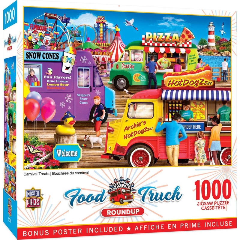 Food Truck – Carnival Treats – 1000 Piece Puzzle