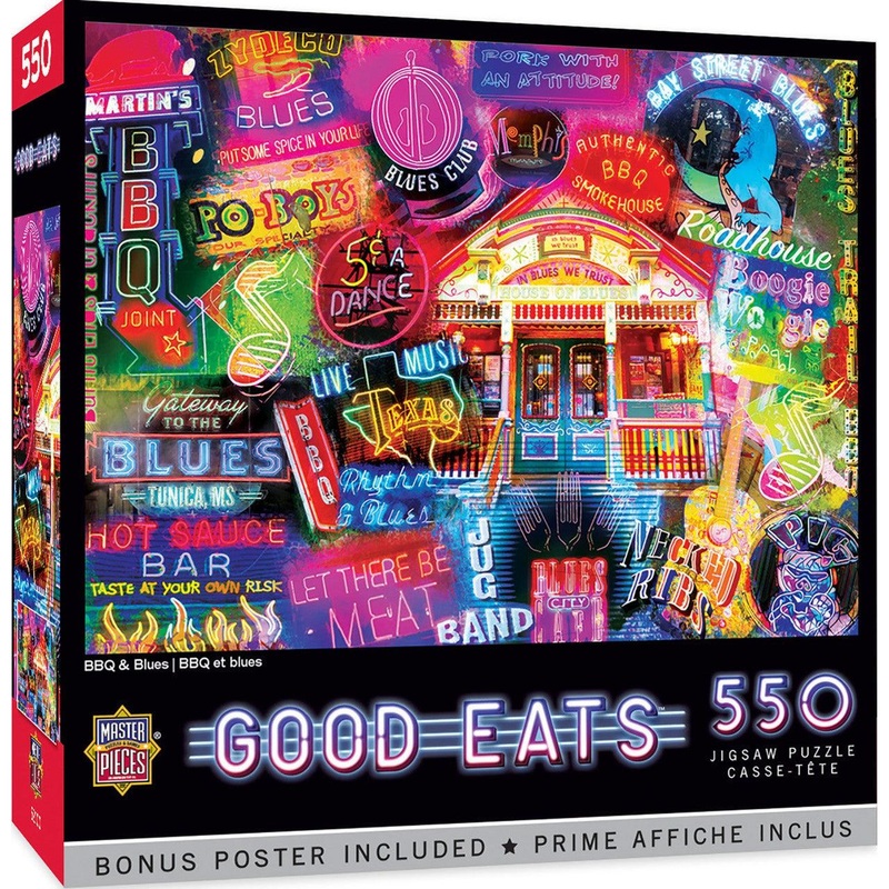 Good Eats – BBQ & Blues – 550 Piece Puzzle