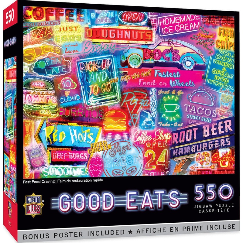 Good Eats – Fast Food Craving – 550 Piece Puzzle