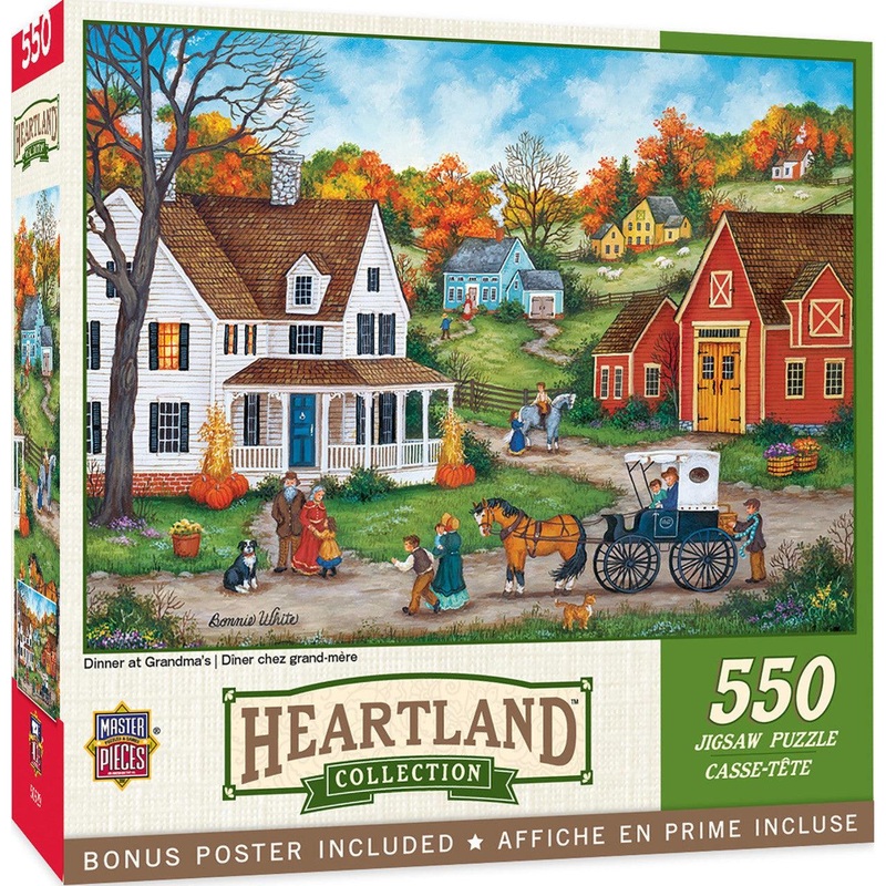 Heartland Collection – Dinner at Grandmas – 550 Piece Puzzle