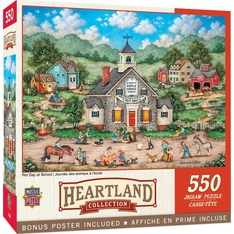 Heartland Collection – Pet Day at School – 550 Piece Puzzle