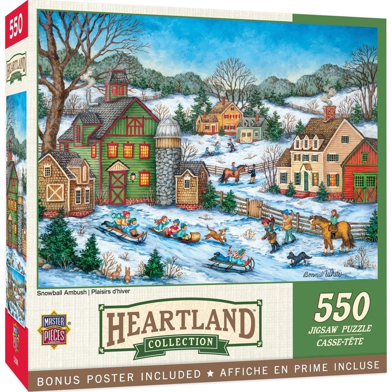 Heartland Collection – Snowball Ambush – 550 Piece Puzzle