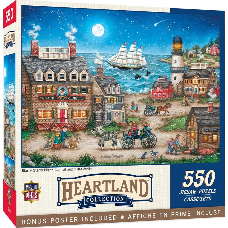 Heartland Collection – Starry Starry Night – 550 Piece Puzzle