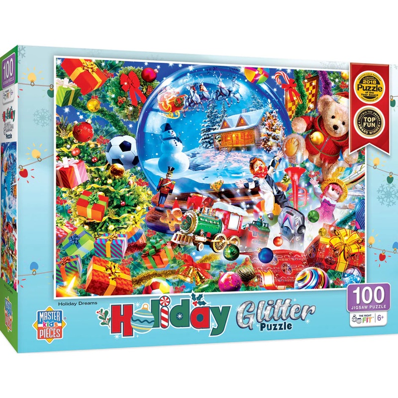 Holiday – Holiday Dreams – 100 Piece Glitter Puzzle