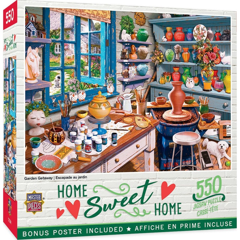 Home Sweet Home – Garden Getaway – 550 Piece Puzzle