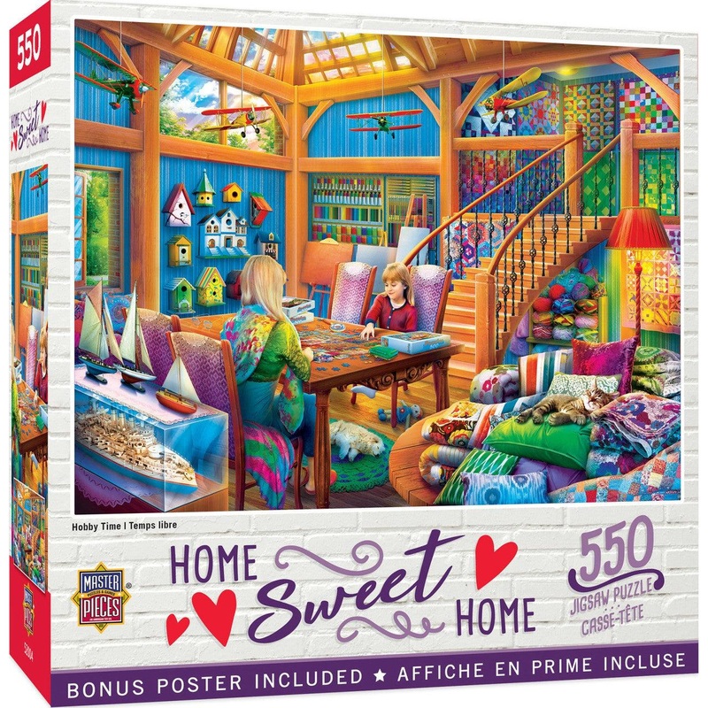 Home Sweet Home – Hobby Time – 550 Piece Puzzle
