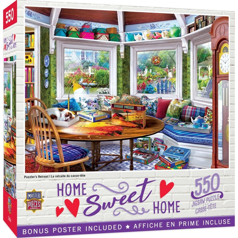 Home Sweet Home – Puzzler’s Retreat – 550 Piece Puzzle
