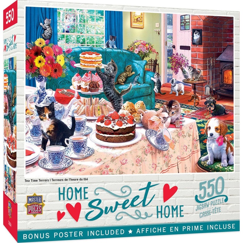 Home Sweet Home – Tea Time Terrors – 550 Piece Puzzle