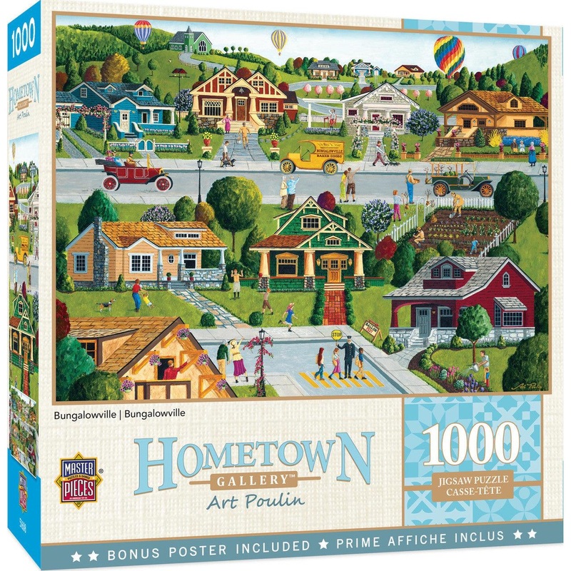 Hometown Gallery – Bungalowville – 1000 Piece Puzzle