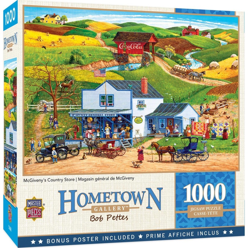 Hometown Gallery – McGiveny’s Country Store – 1000 Piece Puzzle