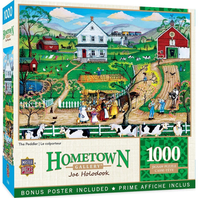 Hometown Gallery – The Peddler – 1000 Piece Puzzle