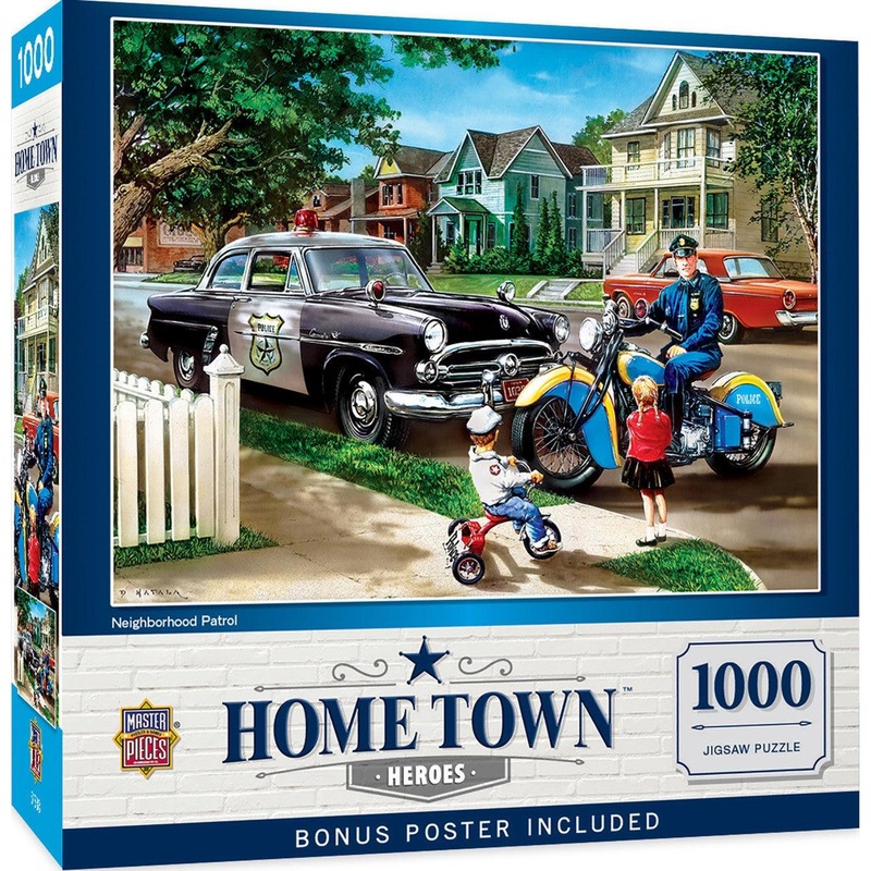 Hometown Heroes – Neighborhood Patrol 1000 Piece Puzzle
