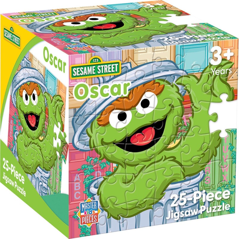 Sesame Street – Oscar – 25pc Cube Puzzle