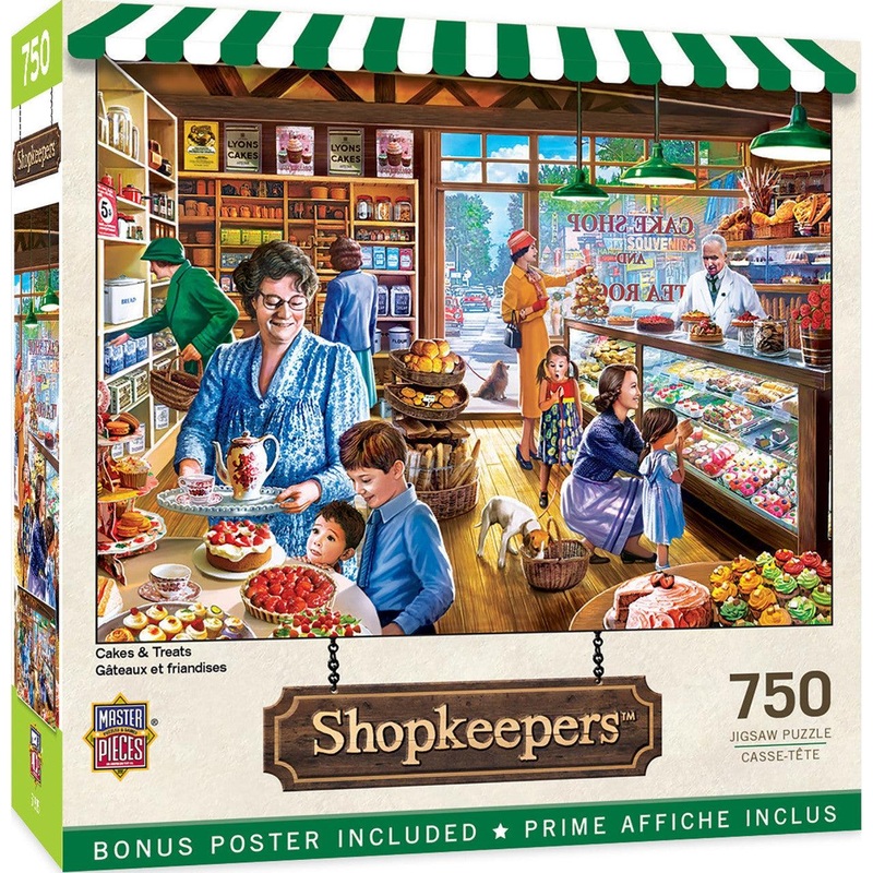 Shopkeepers – Cakes & Treats – 750 Piece Puzzle