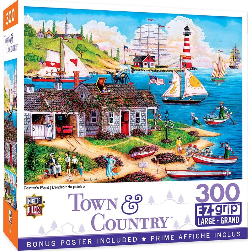 Town & Country – Painter’s Point – 300 Piece EzGrip Puzzle