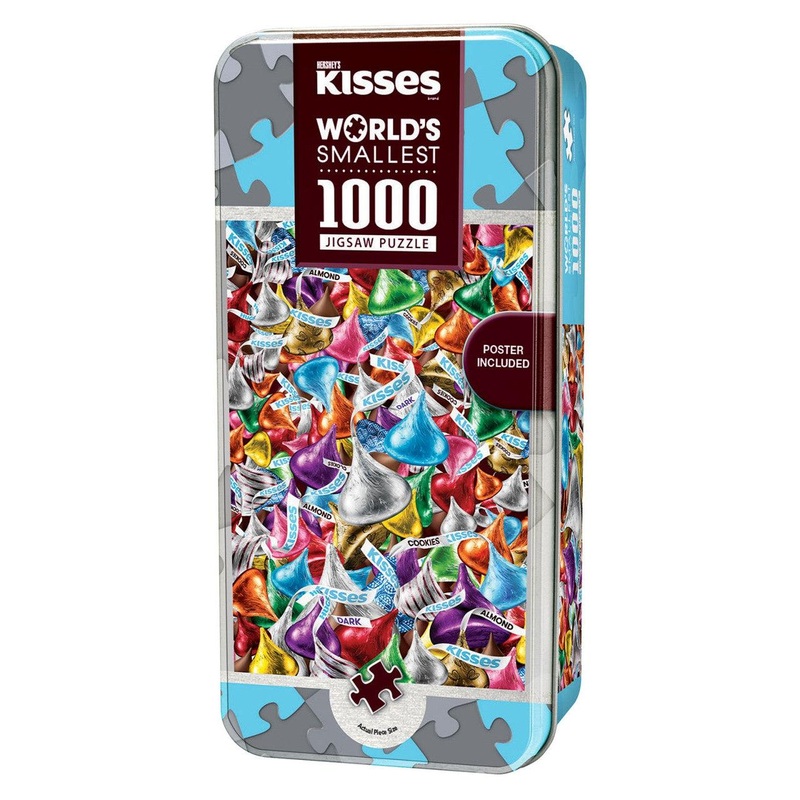 Worlds Smallest – Hershey Kisses – 1000 Piece Puzzle in a Tin