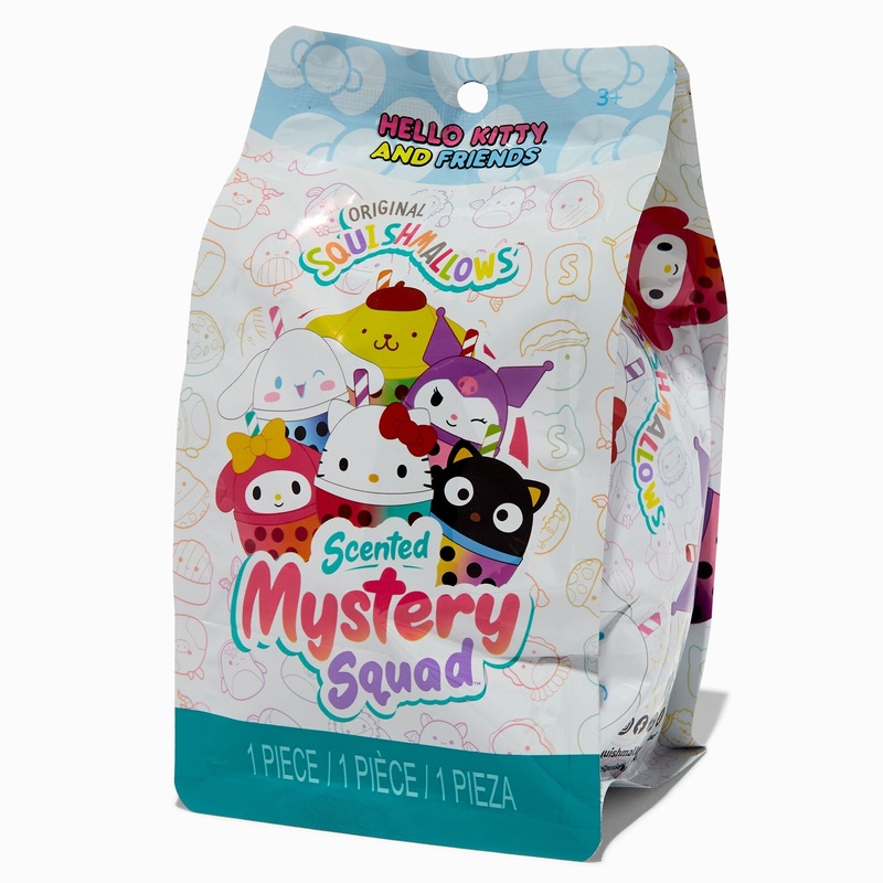 5 Little Plush Squishmallows Hello Kitty and Friends Scented Blinds Wave 1