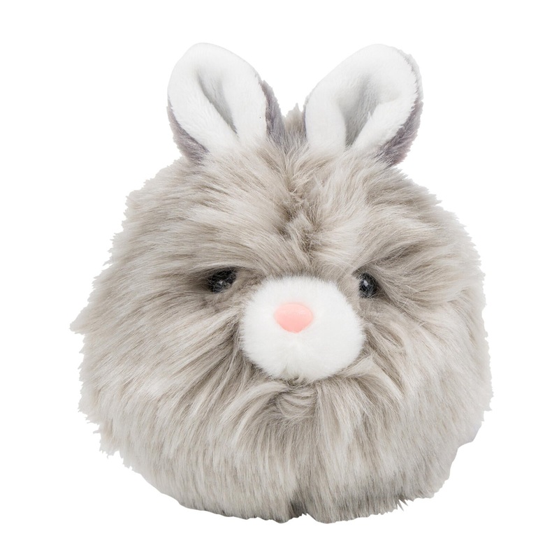 5 Plush Bunny Puff Grey