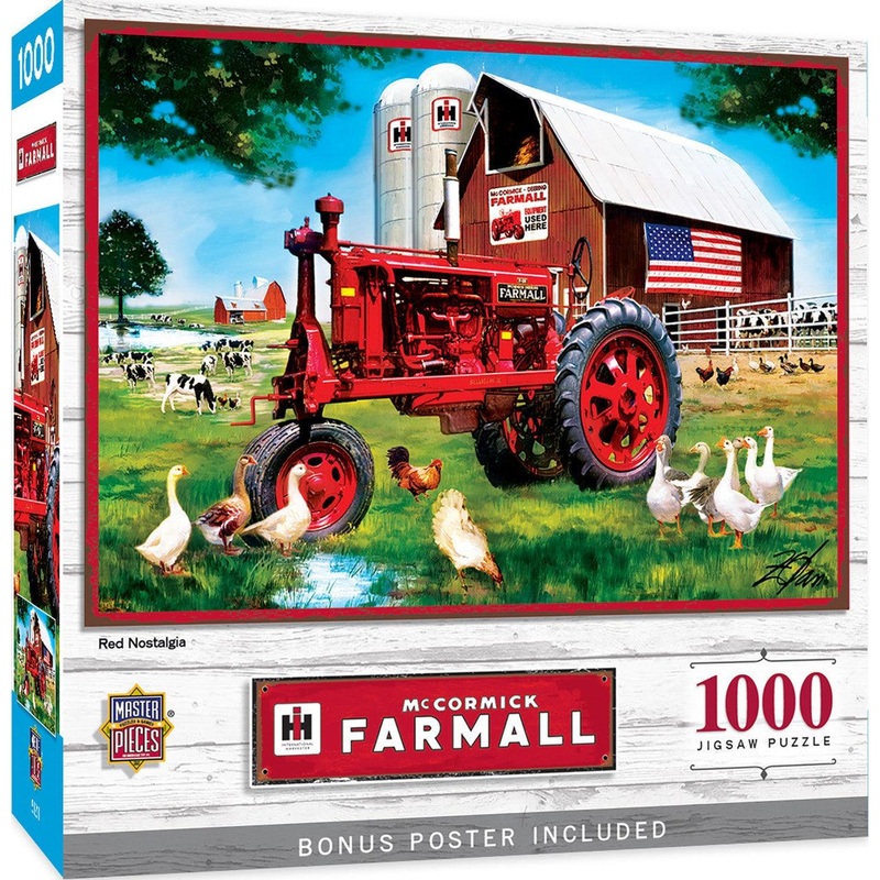 Farmall Case IH – Red Nostalgia – 1000 Piece Puzzle