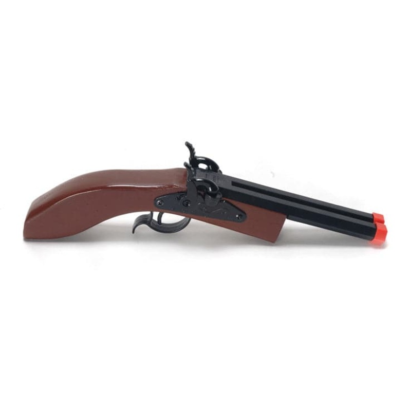Hex Double Barrel Wooden Pistol 10 Long